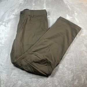 Brunt Men's 36x32 Work Pants Brown Utility Carpenter Canvas Stretch Trousers